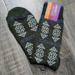 Lorenzo Uomo "Rope" Italian wool Dress Socks